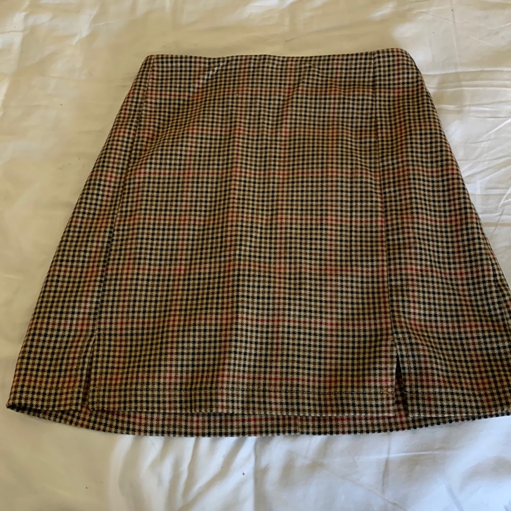 Striped mini skirt